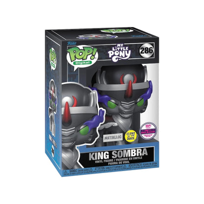King Sombra #286 (Metallic\\/Glows in the Dark) Funko Pop! - My Little Pony - NFT Release Exclusive LE2000 Pcs