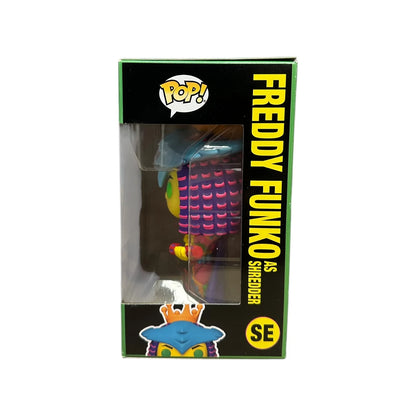 Freddy Funko as Shredder (Blacklight) Funko Pop! - Teenage Mutant Ninja Turtles - Freddy's Funtastic Voyage 2024 Show Edition LE100 Pcs - Condition 8.75\\/10