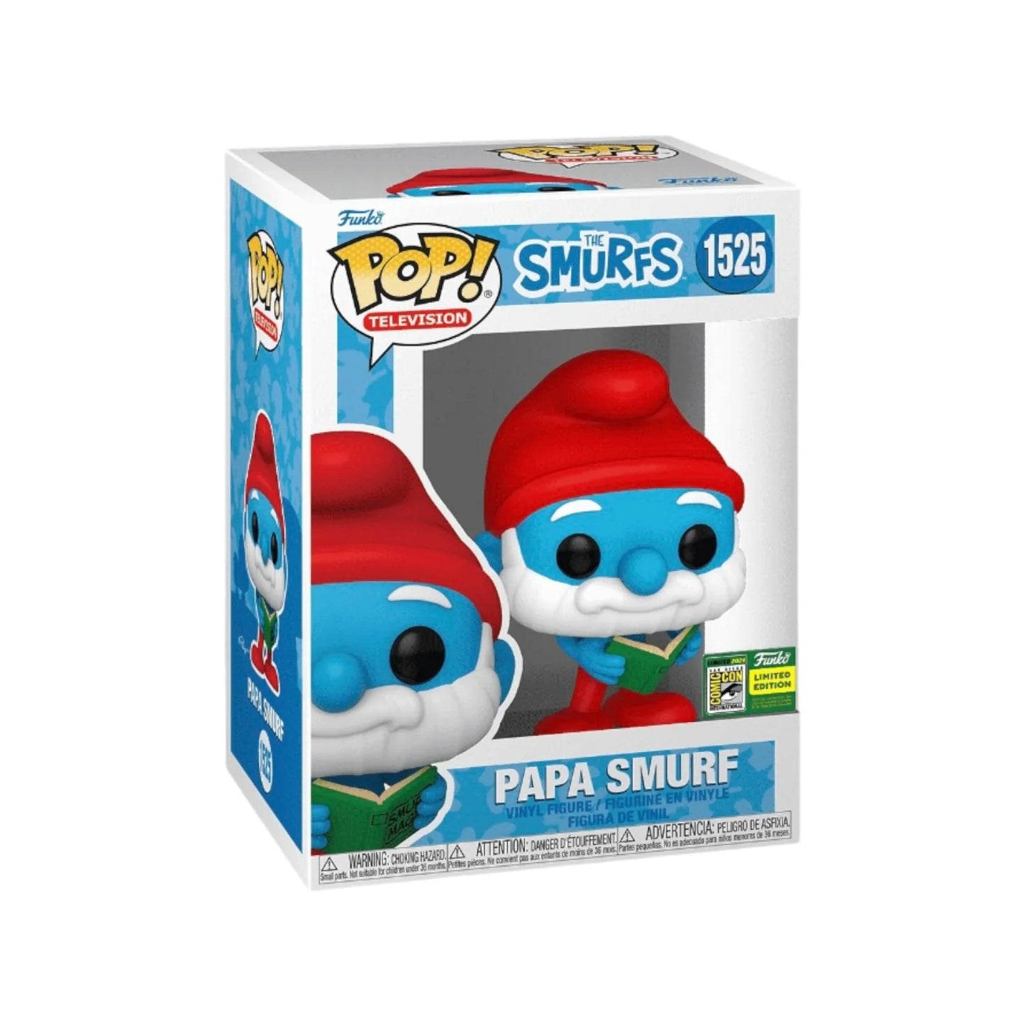 Papa Smurf #1525 Funko Pop! - The Smurfs - SDCC 2024 Official Convention Exclusive