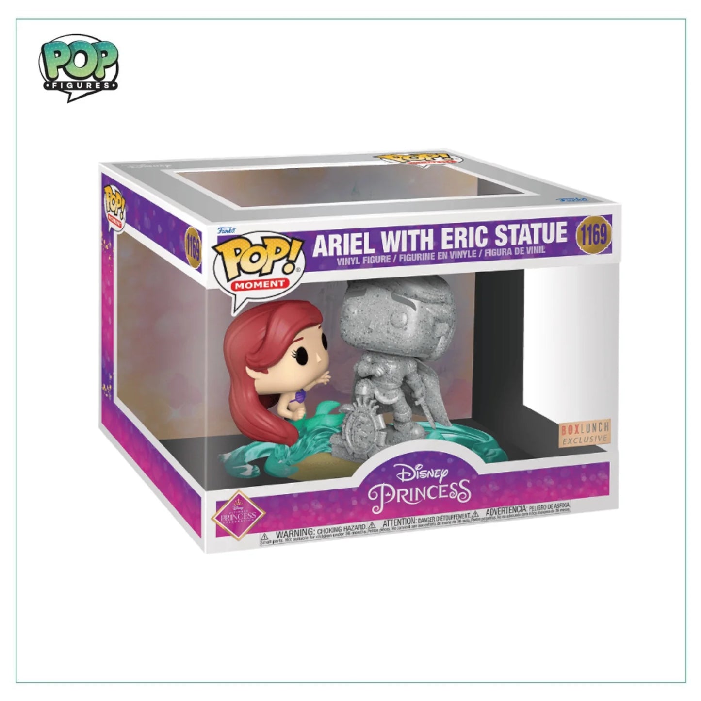 Ariel with Eric statue #1169 Deluxe Funko Pop! Disney - Boxlunch Exclusive