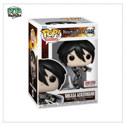 Mikasa Ackermann #1446 (Metallic) Funko Pop! - Attack on Titan - BBTS Exclusive
