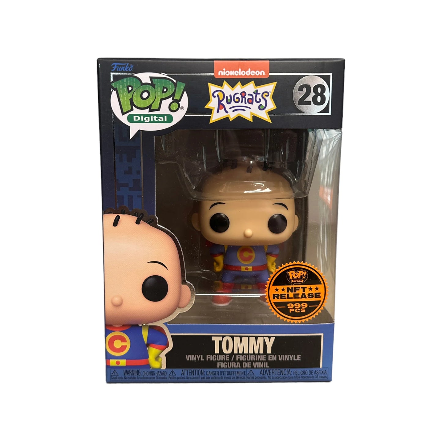 Tommy #28 Funko Pop! - Rugrats - NFT Release Exclusive LE999 Pcs - Condition 8.75\/10