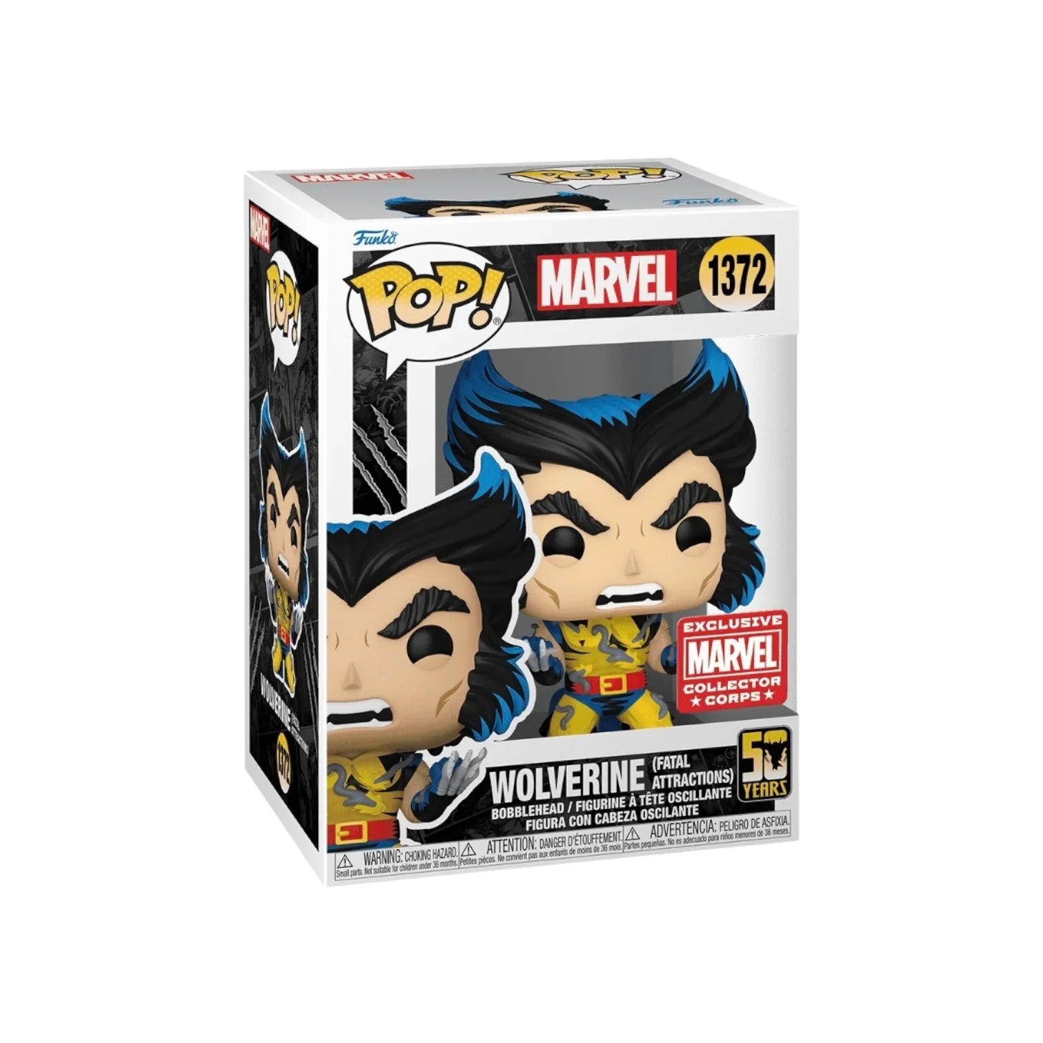Wolverine (Fatal Attractions) #1372 Funko Pop! - Wolverine - Marvel Collector Corps Exclusive