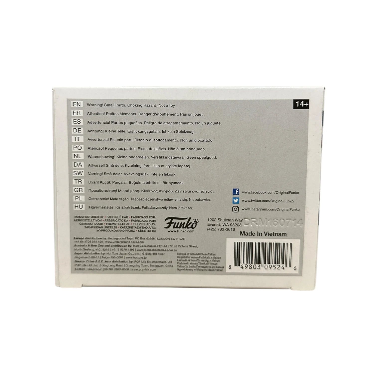 Jane of The Volturi Guard #326 (Hooded) Funko Pop! - The Twilight Saga - NYCC 2016 Exclusive - Condition 8.75\/10