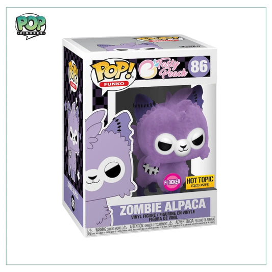 Zombie Alpaca (Flocked) #86 Funko Pop! - Tasty Peach - Hot Topic Exclusive