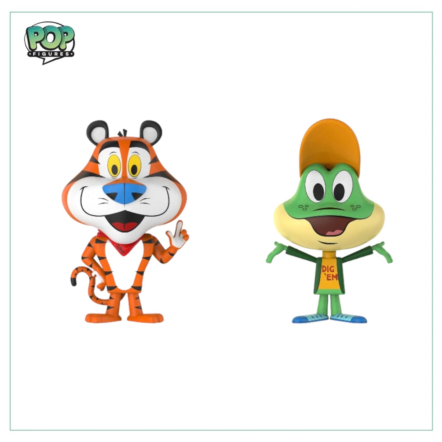 Tony the Tiger \u0026 Dig Em’ Frog 2 Pack Funko Vynl! - Frosted Flakes - Special Edition