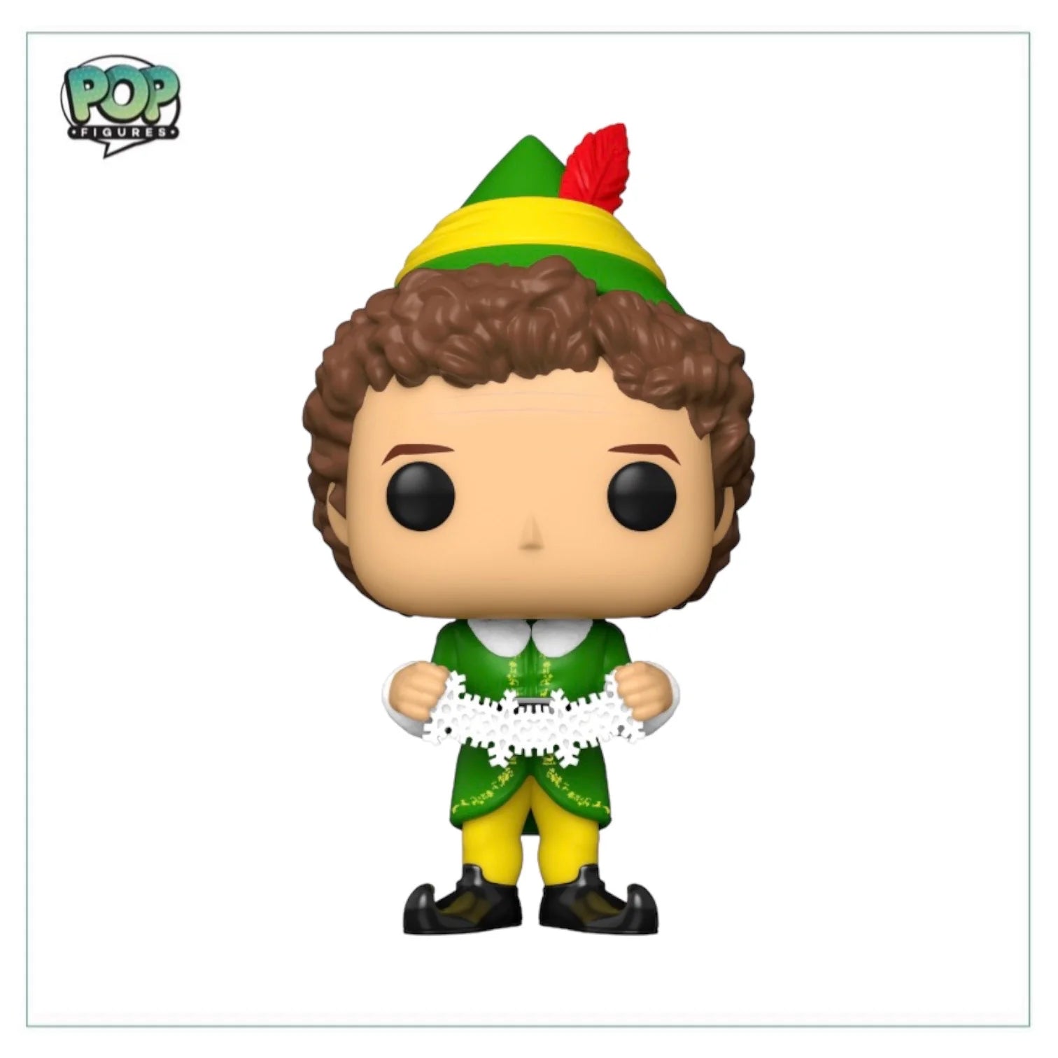 Buddy The Elf #1449 (w\\/ Snowflakes) Funko Pop! - Elf - Funko Shop Exclusive