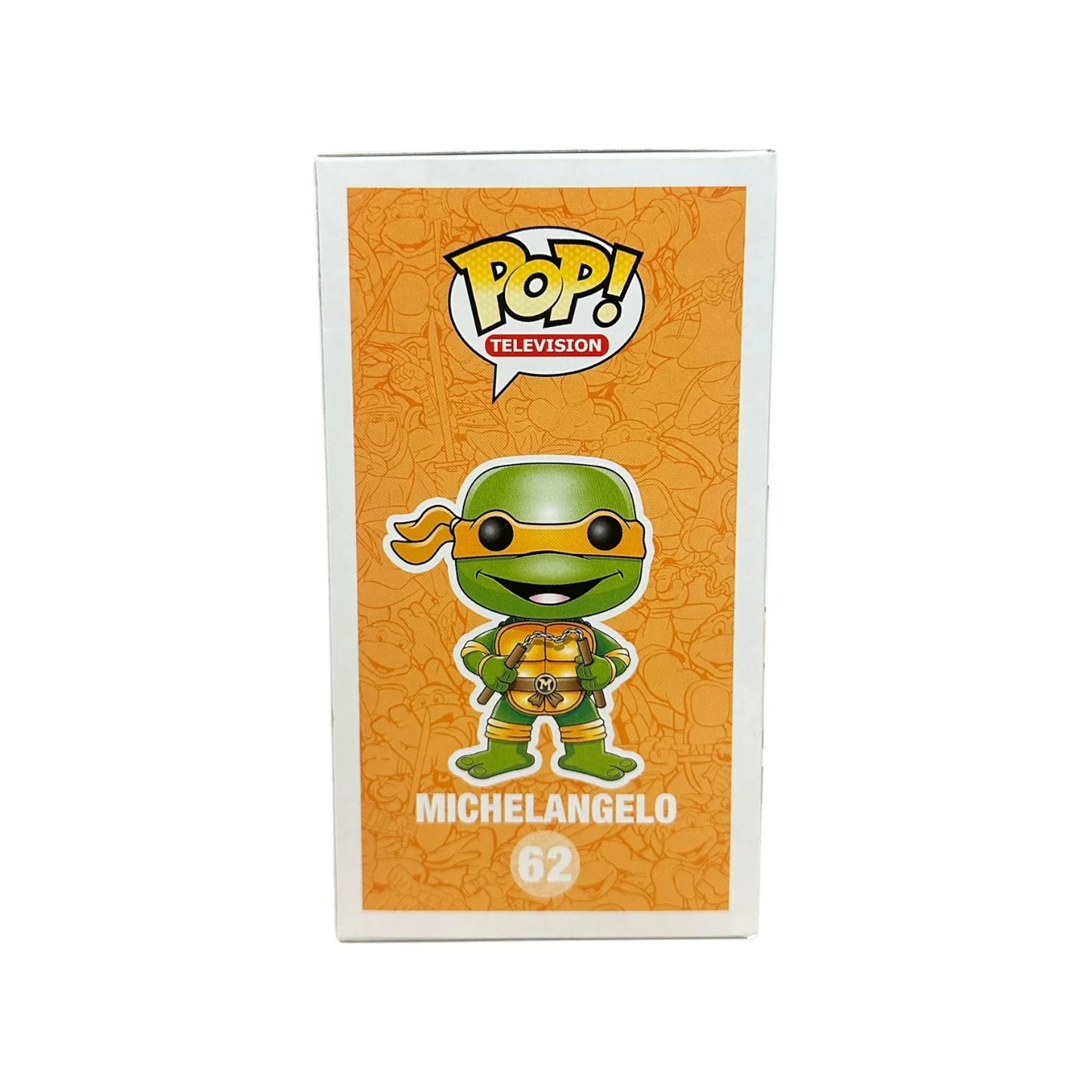 Michelangelo #62 (Grayscale Metallic) Funko Pop! - Teenage Mutant Ninja Turtles - Coast City Styles Exclusive LE500 Pcs - Condition 8.75\\/10