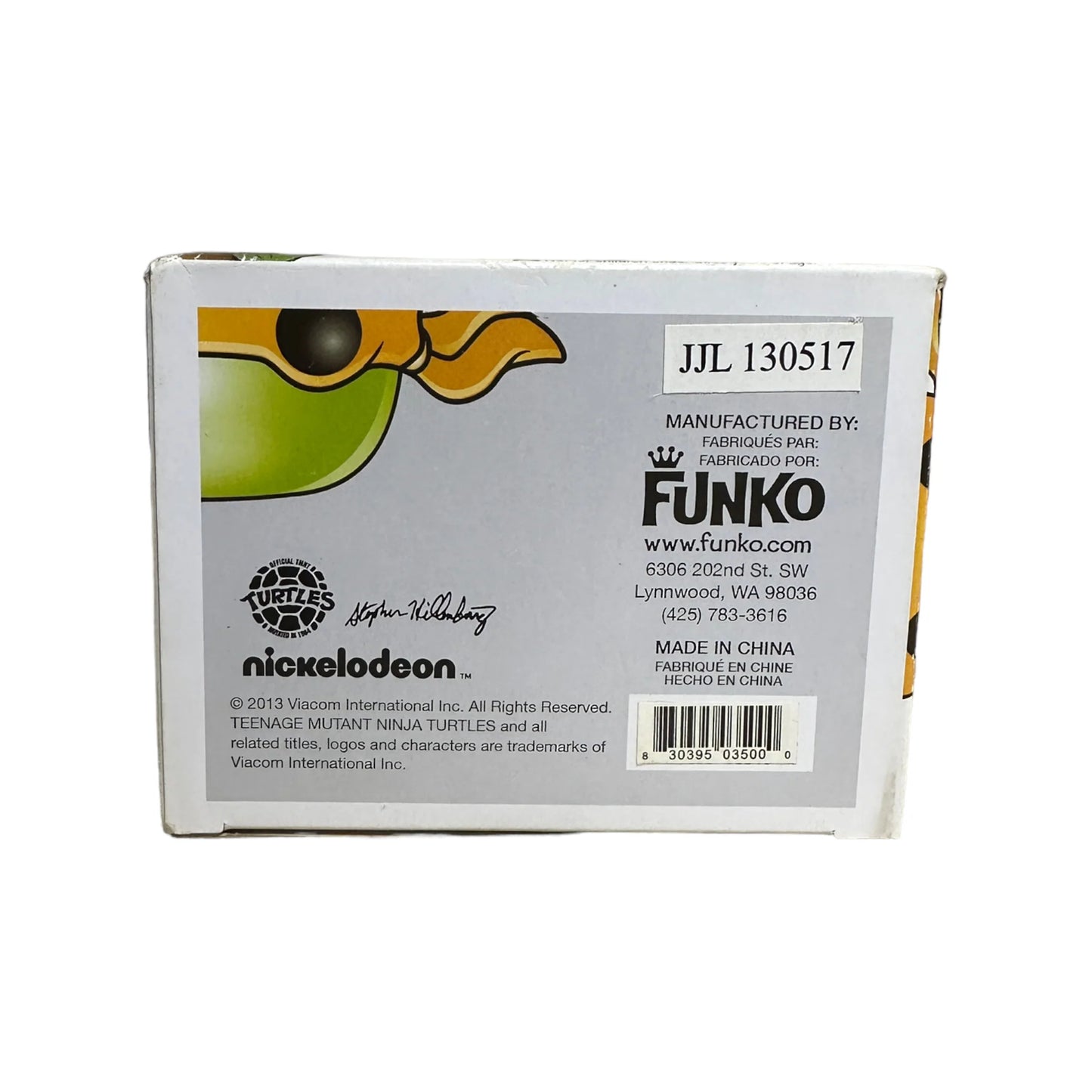 Michelangelo #62 (Metallic) Funko Pop! - Teenage Mutant Ninja Turtles - SDCC 2013 Exclusive LE1008 Pcs - Condition 6.5\\/10
