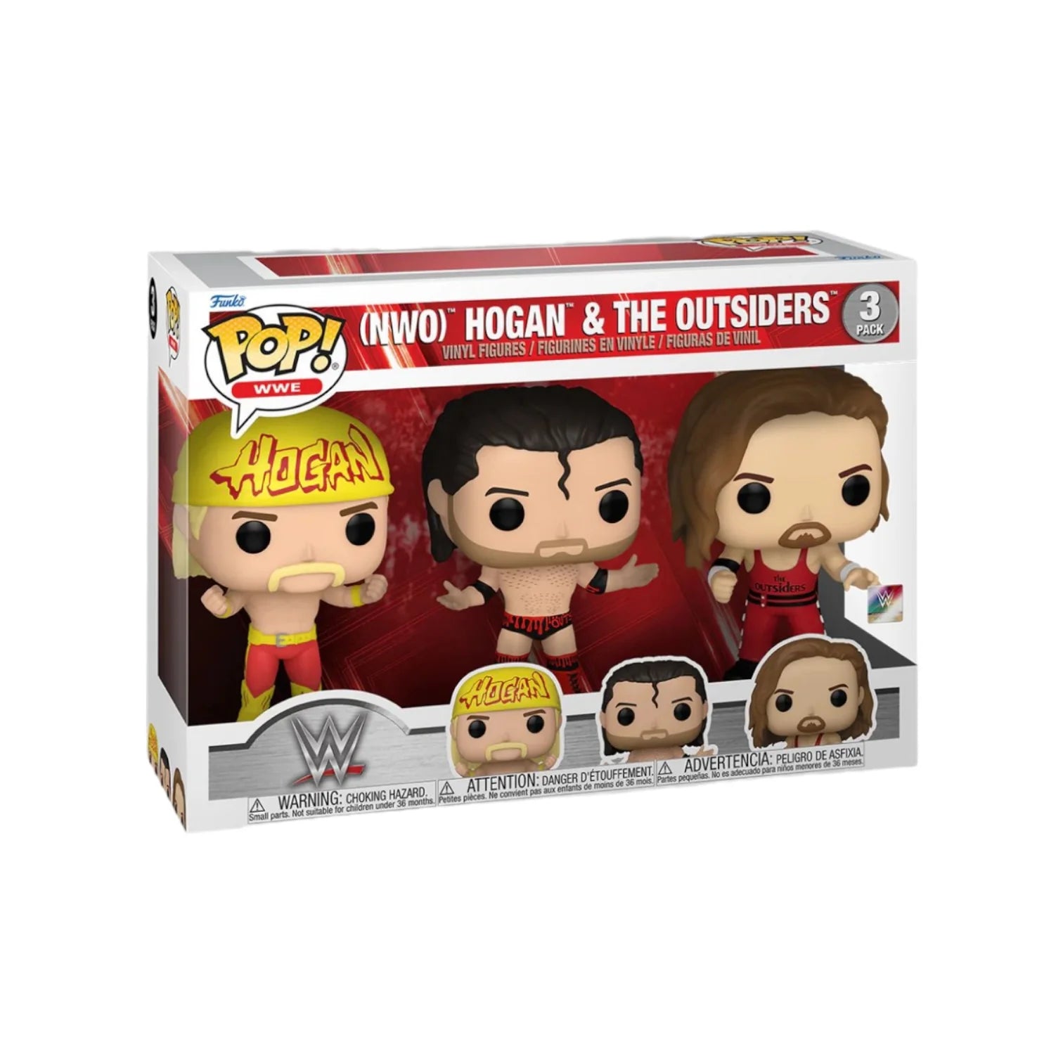 (NWO) Hogan \\u0026 The Outsiders Funko Pop! 3 Pack WWE