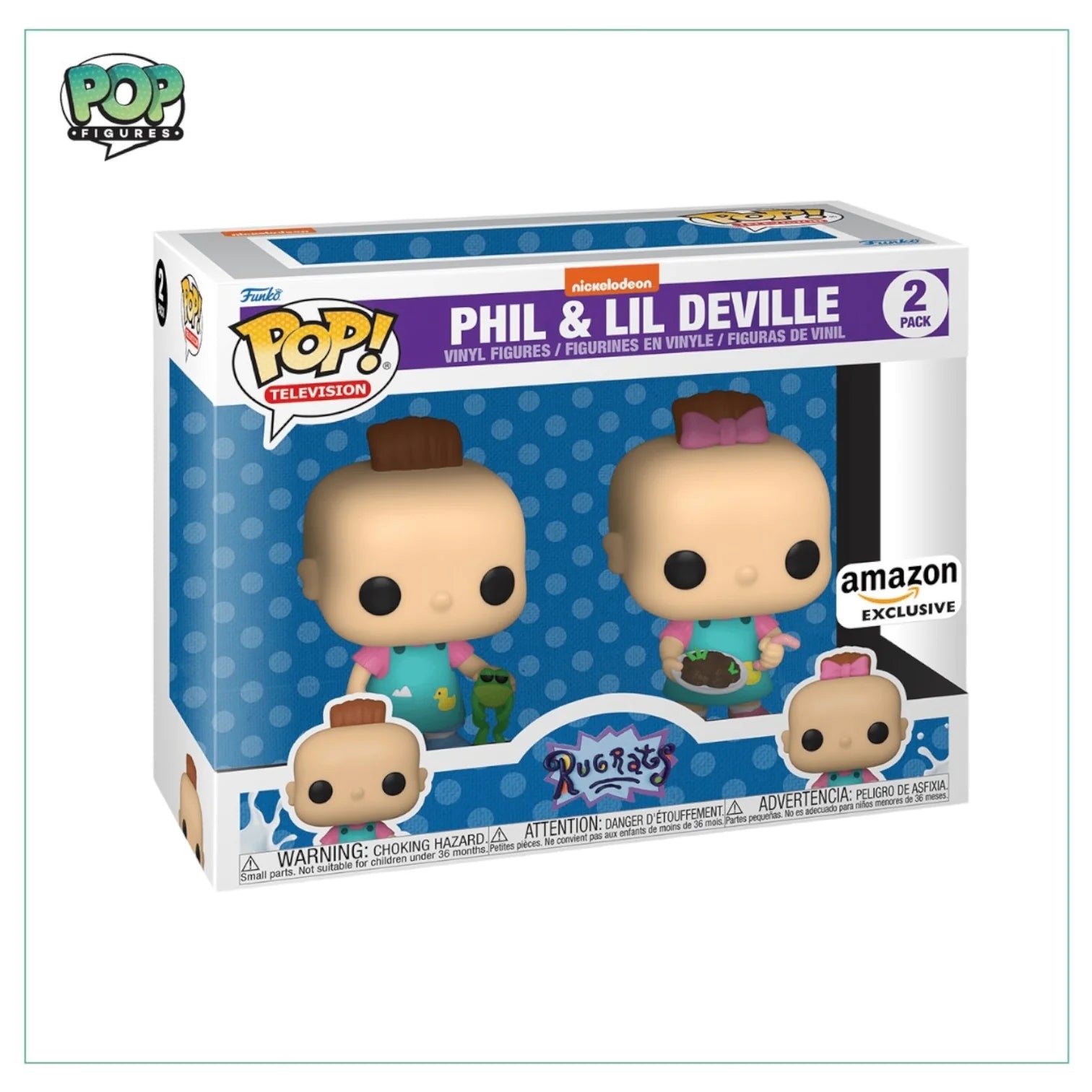 Phil \u0026 Lil Deville 2 Pack Funko Pop! - Rugrats
