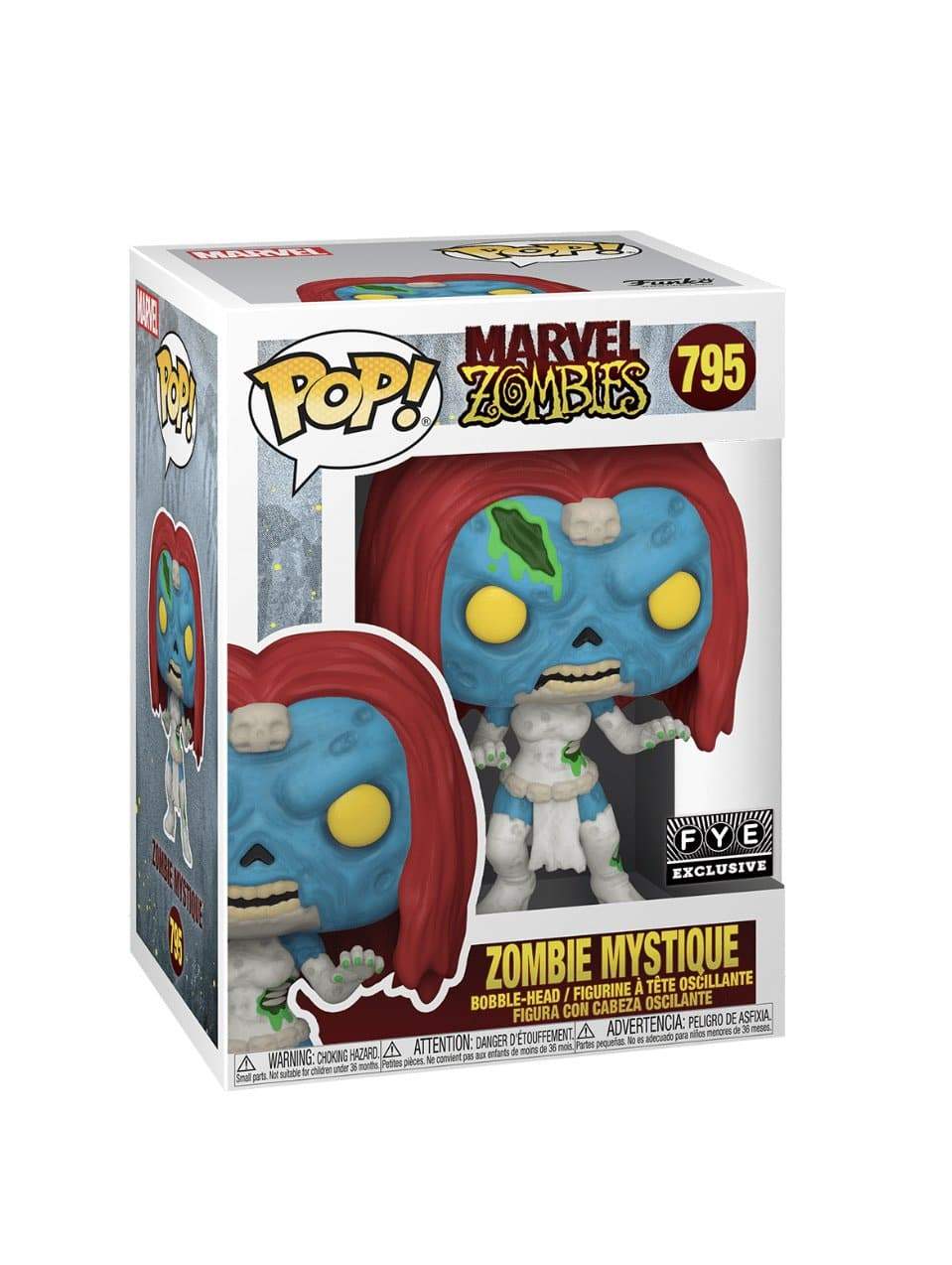 Zombie Mystique #795 Funko Pop! Marvel Zombies, FYE Exclusives