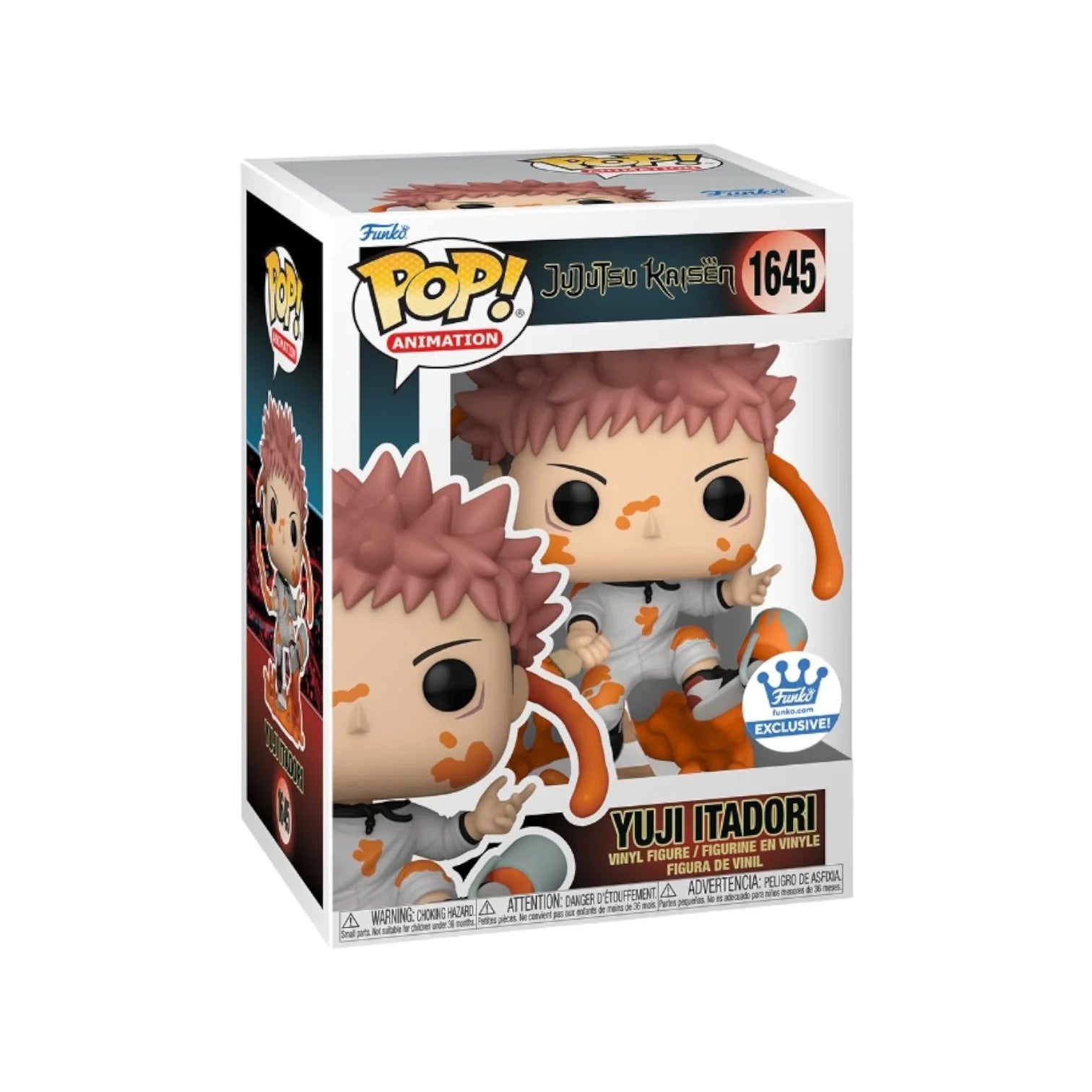 Yuji Itadori #1645 (w\/ Paint Can) Funko Pop! - Jujutsu Kaisen - Funko Shop Exclusive