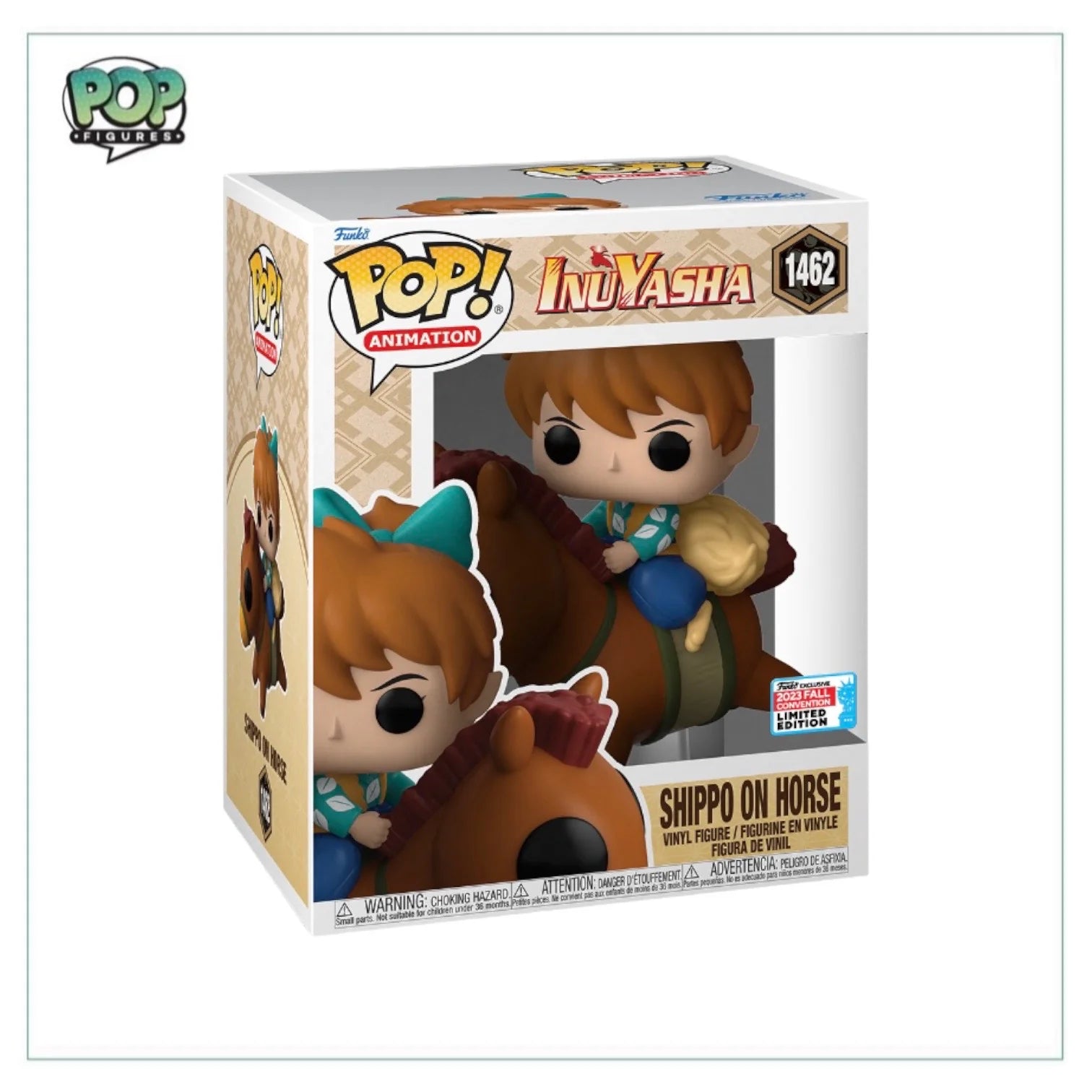 Shippo on Horse #1462 6\ Funko Pop! - InuYasha - NYCC 2023 Shared Exclusive"