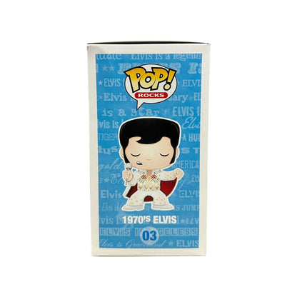 1970's Elvis #03 (Glow Chase) Funko Pop! - Rocks - 2011 Pop! - Condition 7.5\\/10