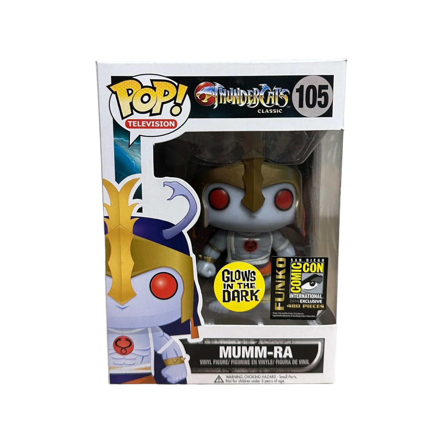 Mumm-Ra #105 (Glows in the Dark) Funko Pop! - Thundercats - SDCC 2014 Exclusive LE480 Pcs - Condition 8.5\\/10