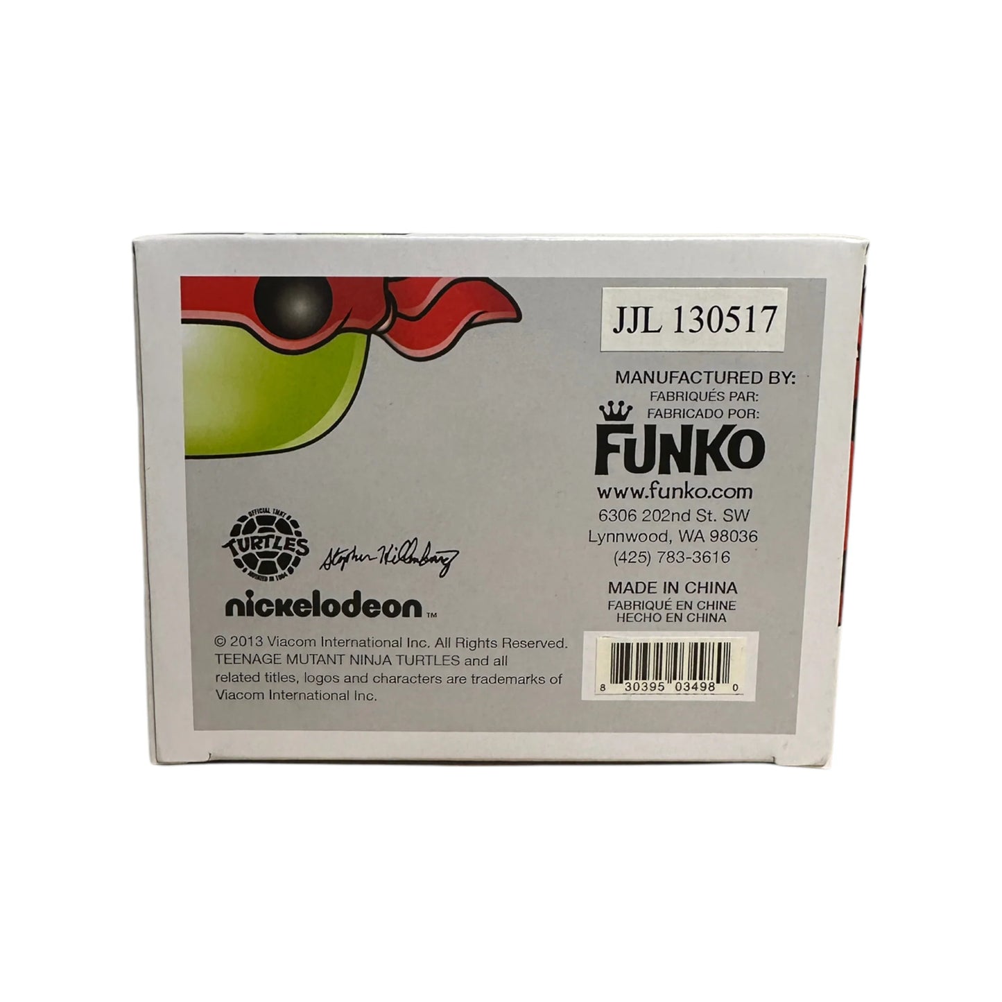 Raphael #61 (Metallic) Funko Pop! - Teenage Mutant Ninja Turtles - SDCC 2013 Exclusive LE1008 Pcs - Condition 8.75\\/10