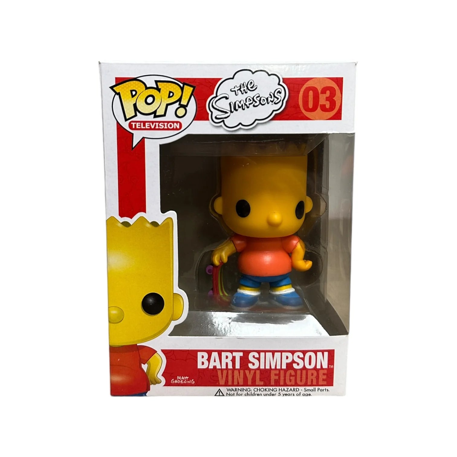 The Simpsons Original Funko Pop Set! - Homer #01, Marge #02, Bart #03, Krusty The Clown #04 - 2011 Pop! - Condition 8-8.5\\/10