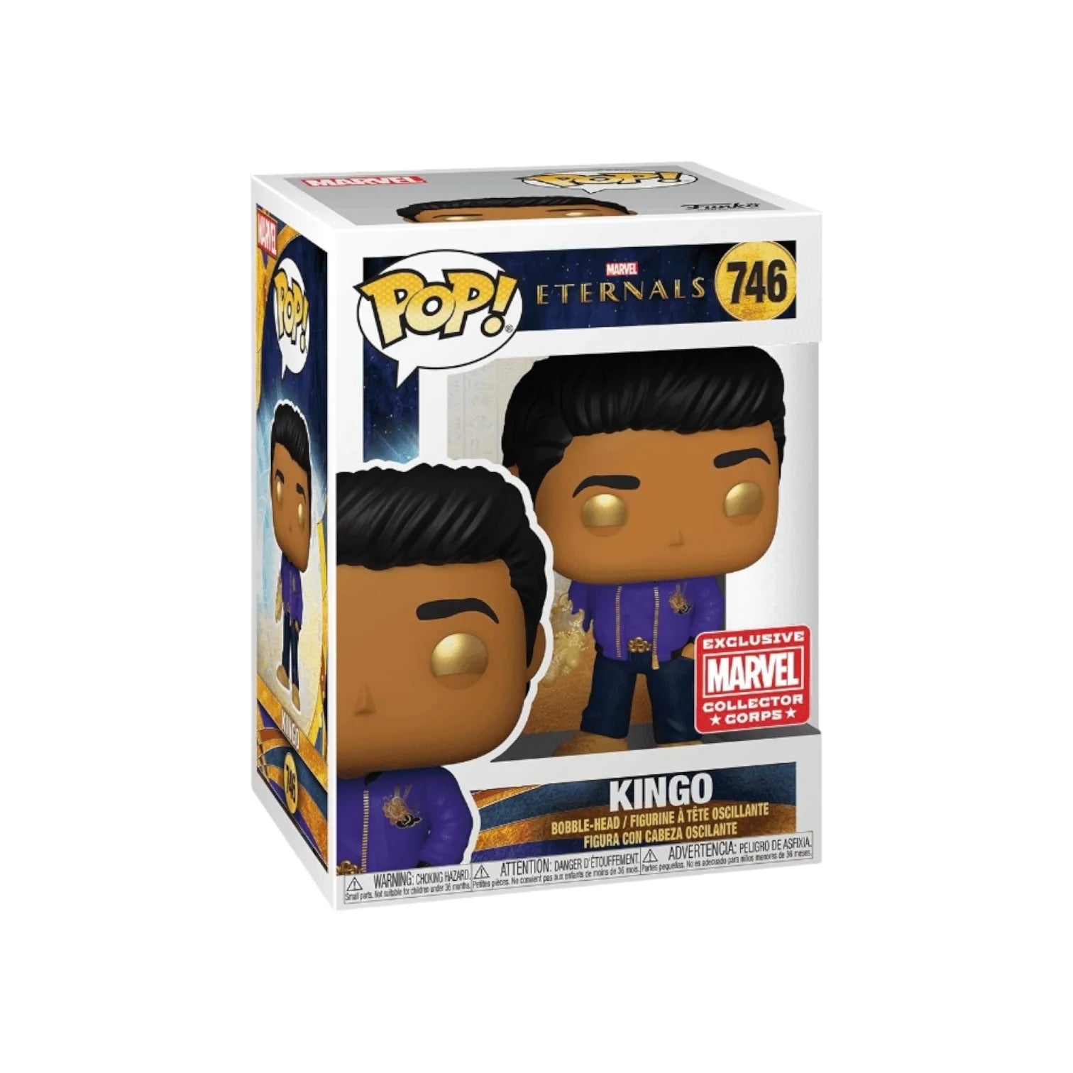 Kingo #746 Funko Pop! - Eternals - Marvel Collector Corps Exclusive